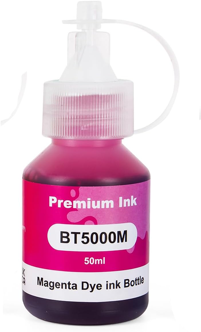 نيكس نوفا حبر ® BT6000 BT5000 المتوافق مع طابعات Brother ذات الخزان الحبري بألوان (أسود، سماوي، أرجواني، أصفر) لإعادة التعبئة لـ DCP - T300 T500W T700W T310 T510W T710W MFC - T800W T810W T910W T4500DW - Image 4
