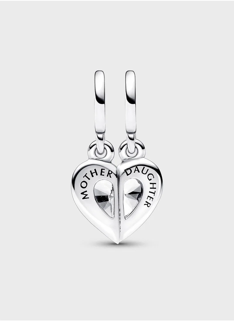 PANDORA Heart Sterling Silver Splitable Charm Bracelet