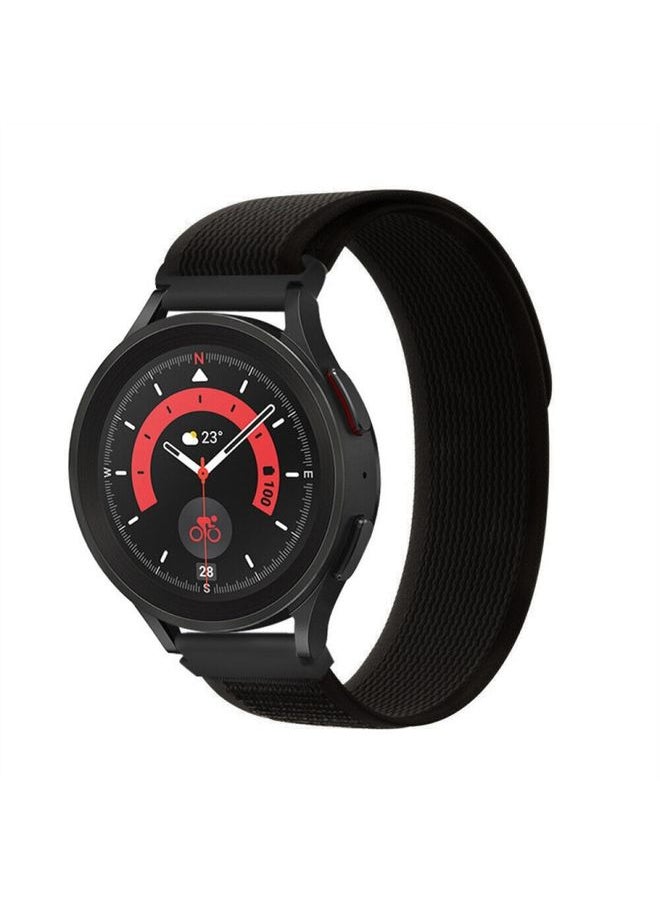 Generic Replacement Strap For Garmin Venu 2 Plus / Sq 2 Loop Nylon Watch Band Black 