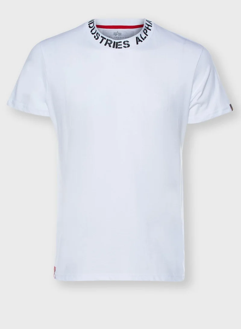 Alpha Industries Neck Print T-Shirt