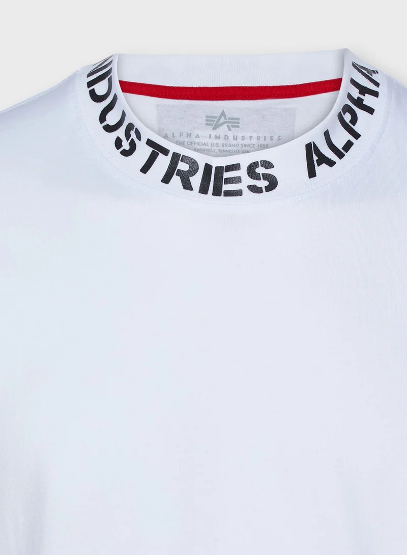 Alpha Industries Neck Print T-Shirt