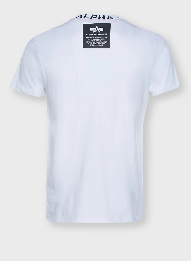 Alpha Industries Neck Print T-Shirt
