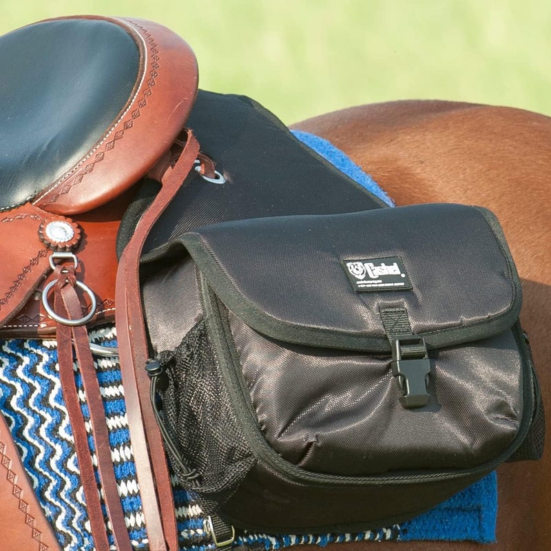 Cashel Quality Deluxe Horse Saddlebag Padded Pockets - Image 2