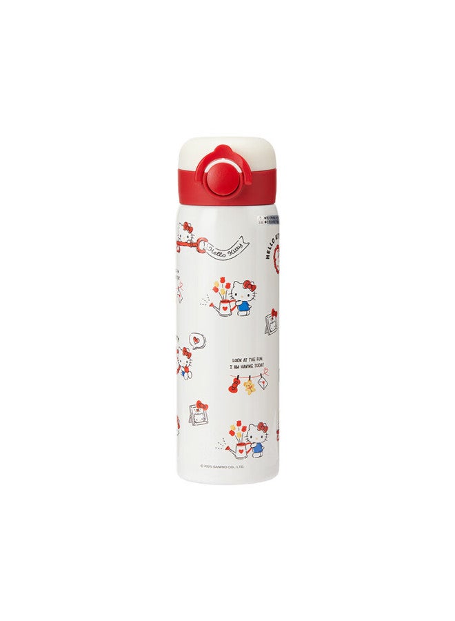 Miniso o Kitty 316 Magic Flip Lid Insulated Bottle 500ml - Image 5