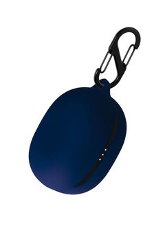 Generic Case cover for anker soundcore life p3 silicone portable scratch shock resistant cover with carabiner (blue)  - Image 1