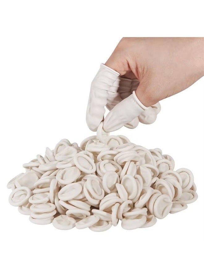 tifanso Finger Cots Finger Protectors, Medium Finger Gloves Disposable, Finger Covers Protection for Finger Tips, Finger Sleeve Thumb Protector Fingertip Protector Thumb Cover(Approx.210 PCS) - Image 1