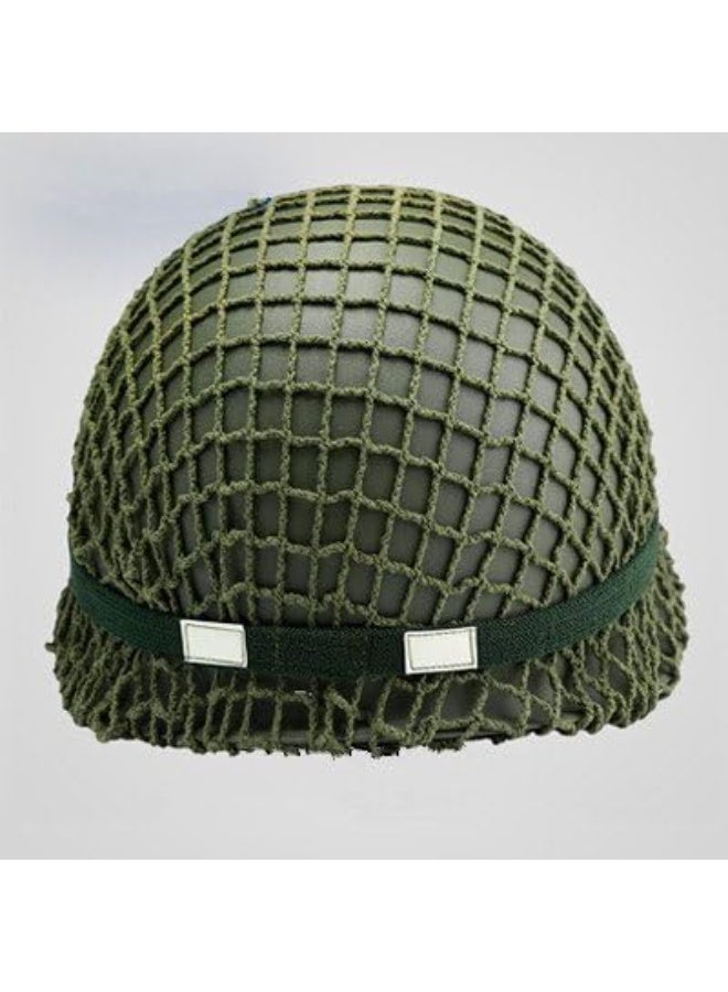 GPPÂ® Perfect WWII US Army M1 Green Helmet Replica with Net/Canvas Chin Strap DIY Painting - Image 3