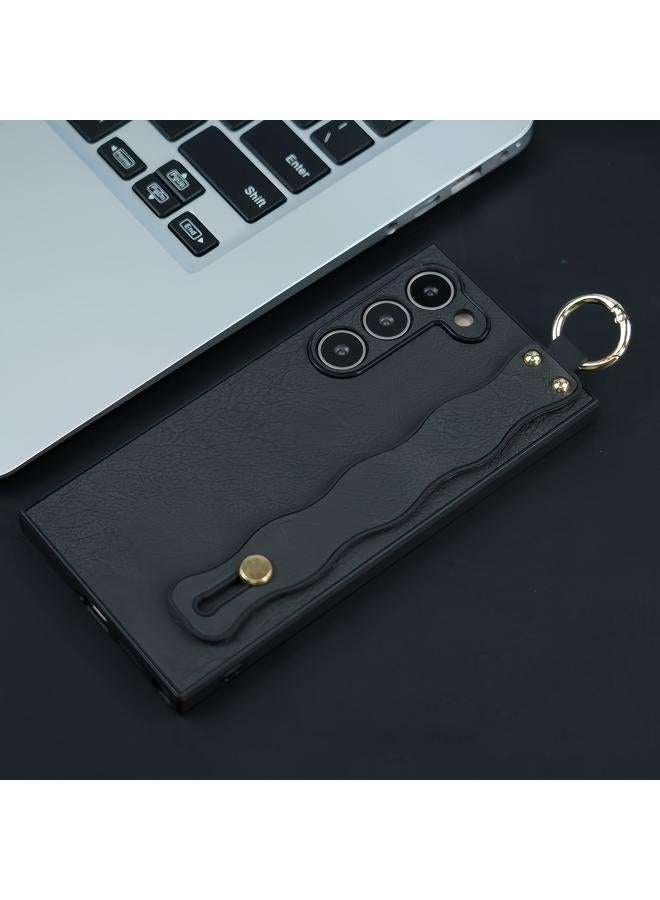 اس-توب جراب لهاتف Samsung Galaxy S21 Ultra 5G مع حامل معصم مموج من مادة TPU - Image 1