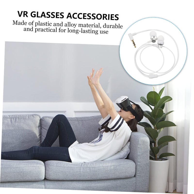 VR Compatible Gaming Earbuds with Heavy Bass Portable In Ear Headphones Comfortable Material - Image 3