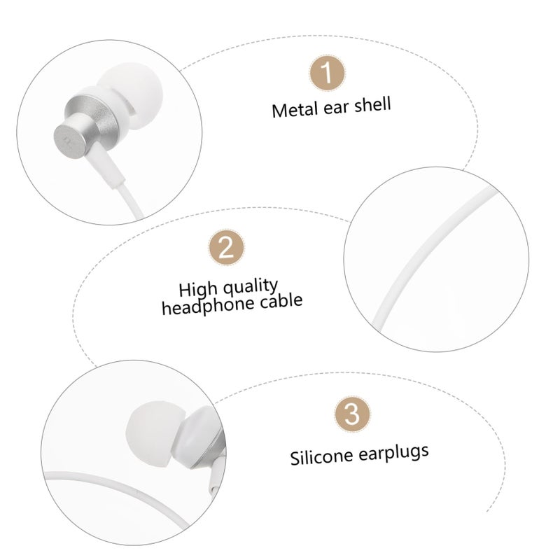VR Compatible Gaming Earbuds with Heavy Bass Portable In Ear Headphones Comfortable Material - Image 5