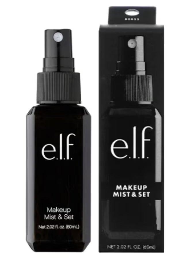 إلف بخاخ تثبيت المكياج من إي.إل.إف. - صغير الحجم، خفيف الوزن، يدوم طويلاً، مناسب للاستخدام طوال اليوم، ينعش، يرطب، يلطف، غني بالألوفيرا والشاي الأخضر والخيار، 2.02 أونصة سائلة - Image 1