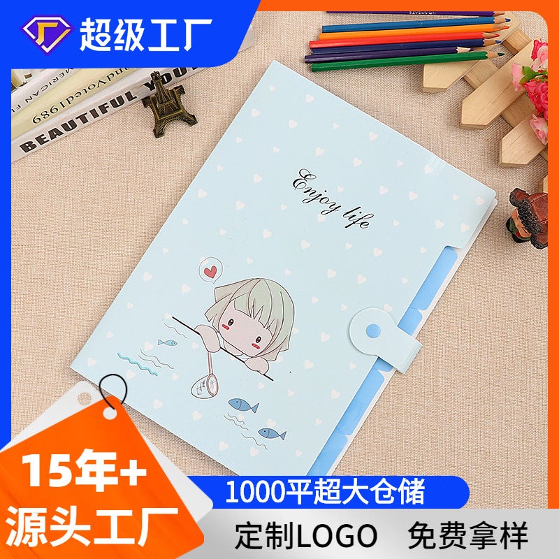 A4 Cartoon Organ Bag – Multi-Layer Folder for Students with Large Capacity - Image 2