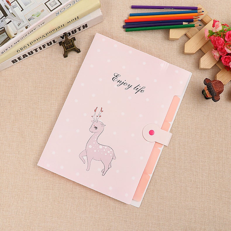A4 Cartoon Organ Bag – Multi-Layer Folder for Students with Large Capacity - Image 4