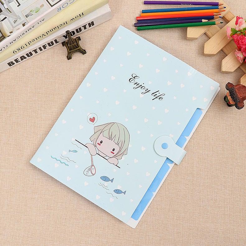A4 Cartoon Organ Bag – Multi-Layer Folder for Students with Large Capacity - Image 1