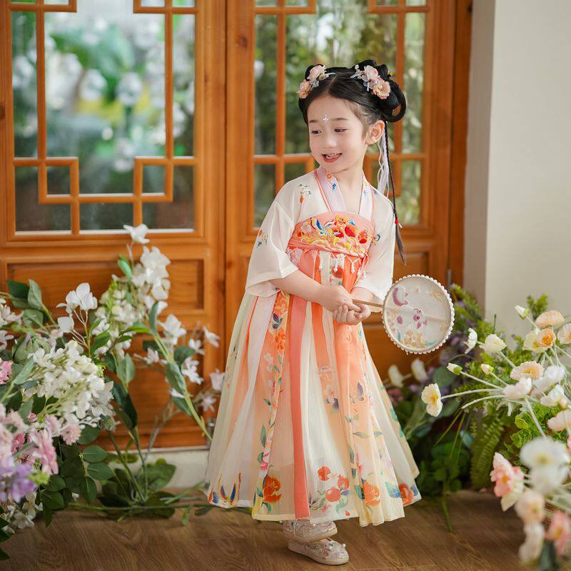Girls' Chinese Hanfu Dress New Chinese Style - Image 1