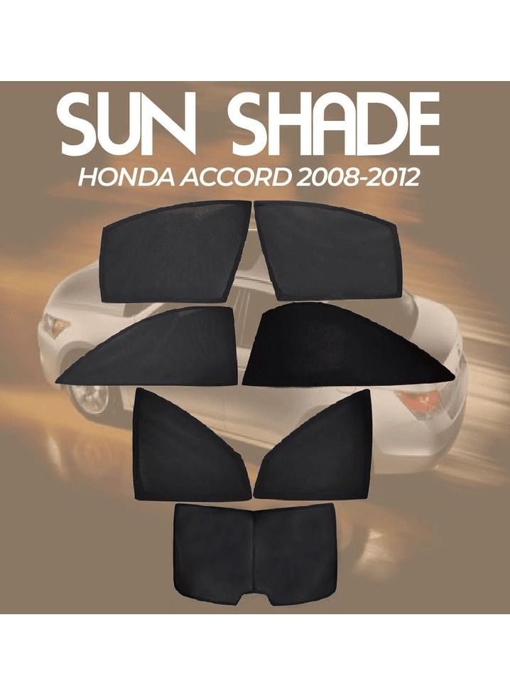 HONDA ACCORD 2008-2012 High-Quality Car Sunshade All Side Sunshade UV and Heat Protection Front Back Sides Sun Shades - Image 1