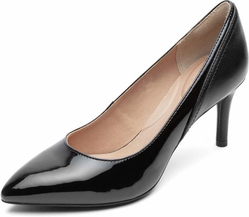 Rockport Women's Total Motion 75mm Pointed Toe Pump, Black Patent, 9 - Image 5