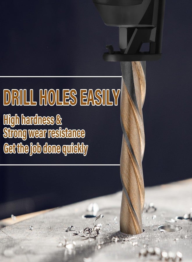 تونديامو مجموعة من 50 قطعة من رؤوس توجيه ألواح الجبس من Tondiamo، مقاس 5/32 بوصة، رؤوس قطع ألواح الجبس M2 عالية السرعة، للاستخدام مع المنشار الحلزوني - Image 4