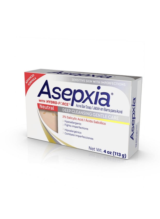 Asepxia - صابونة Sepxia Deep Cleansing Gentle Care Acne Treatment Hypoallergenic مع حمض الساليسيليك 4 أونصة - Image 1