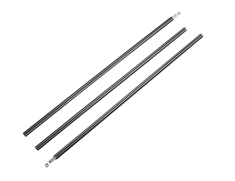 Sonia Curtain Rods with Conversion Adapter Convert The Light Stand into a Background System 3 Feet Each Rod (3 Pcs Set) - Image 4