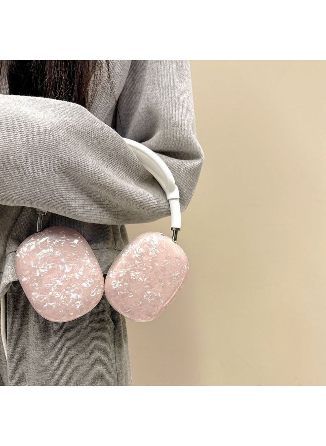 Generic - Shell Pattern Suitable For Apple AirPods Max Protective Case Imd Colorful Head-mounted Bluetooth Headset Protective Case-Color:Pink-Applicable Models:max - Image 1
