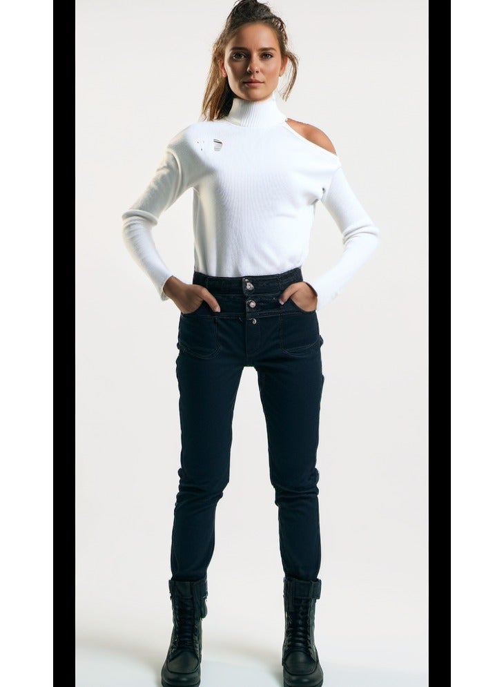 GUESS Guess Women Long Sleeve White Pullover  - Image 1