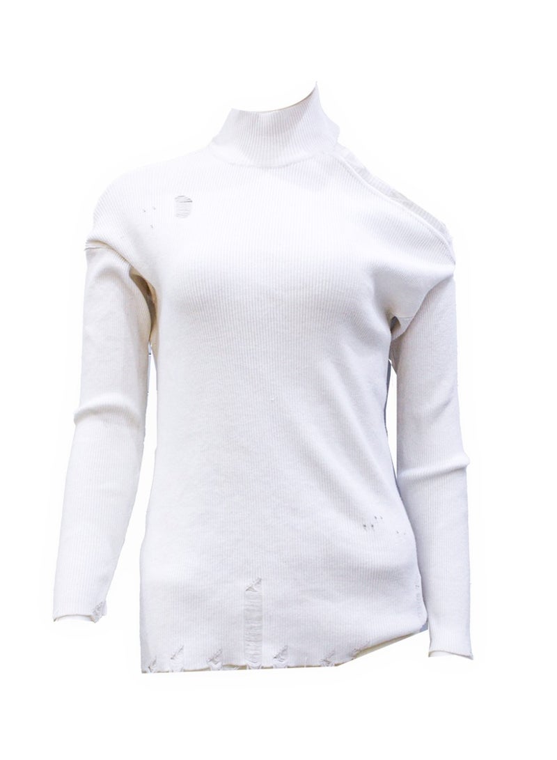 GUESS Guess Women Long Sleeve White Pullover  - Image 3