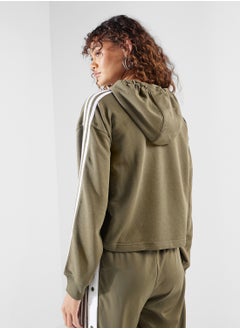 adidas Originals Adicolor 3 Stripe Short Hoodie  - Image 2