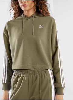 adidas Originals Adicolor 3 Stripe Short Hoodie  - Image 3
