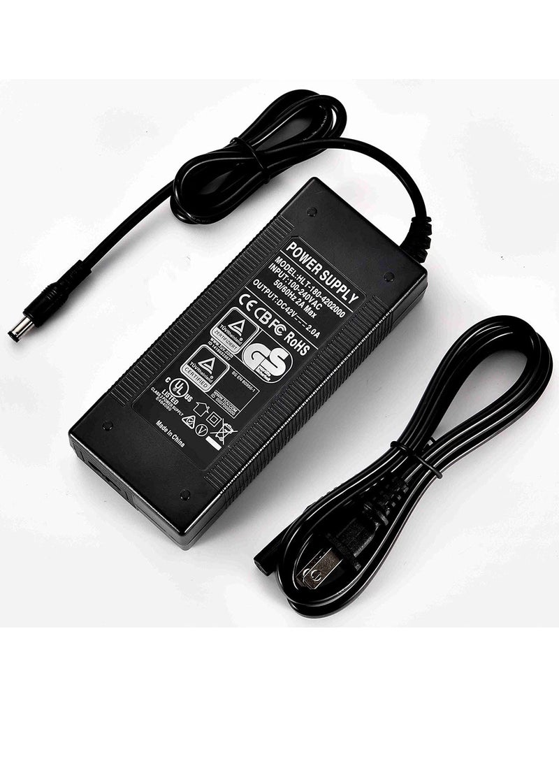 Generic - 42V 2A Electric Scooter Charger. gotrax Charger.Suitable for gotrax Scooter. GXL V2.Apex.Xr Ultra.XR Elite.G3.G4.GMAX Ultra.Vibe. - Image 1