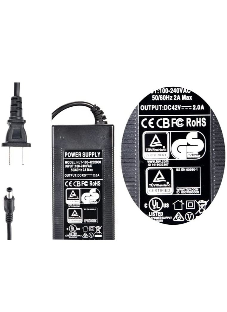 Generic - 42V 2A Electric Scooter Charger. gotrax Charger.Suitable for gotrax Scooter. GXL V2.Apex.Xr Ultra.XR Elite.G3.G4.GMAX Ultra.Vibe. - Image 1