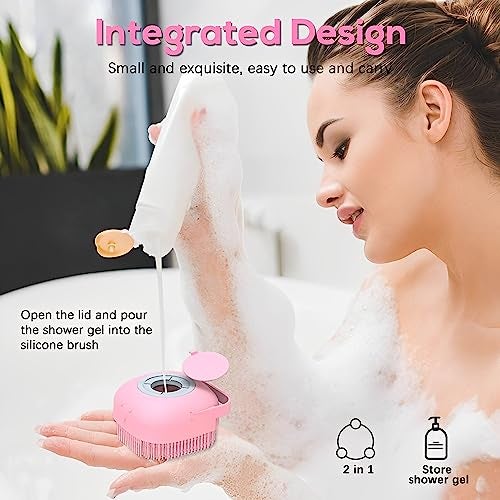 TLISMI Silicone Body Back Scrubber & Massager - Double Sided Bath Brush for Deep Cleaning, Exfoliating, Massaging Dead Skin Removal Easy to Clean Lathers Well Bathing Belt for Men & Women (Multicolor) - Image 3