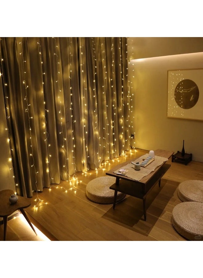 MODI 150LED Warm Yellow String Lights 15W Decorative Fairy Lights with 8 Lighting Modes and Tail Plug for Indoor Outdoor Christmas Party Garden Home Decoration - Image 4