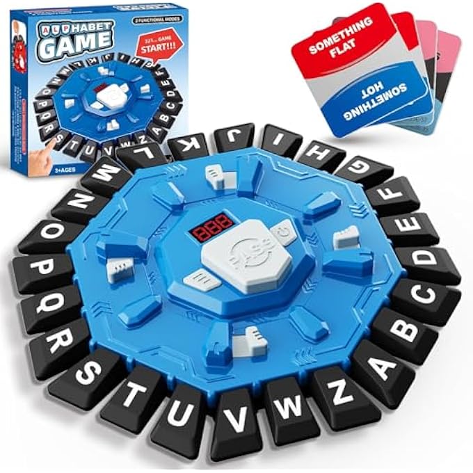 AWH Fast Word Challenge  RapidFire Letter Game for Kids  Adults 28 Players Educational Fun for Travel Classroom Parties  Family Game Night - Image 1