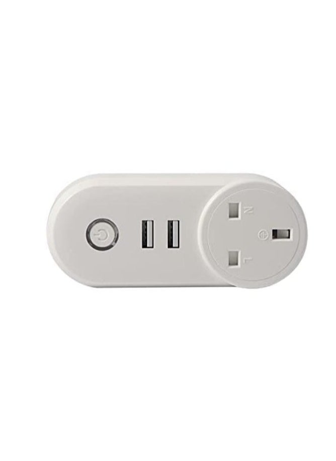 TUYA - Tuya ZigBee UK smart socket,timer schedule socket for smart home,app remote control compatible with alexa,&google assistant,siri - Image 1