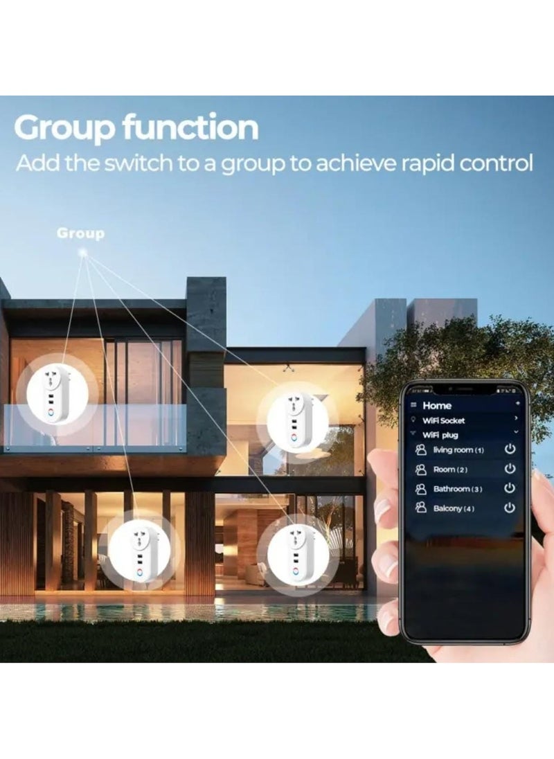 TUYA - Tuya ZigBee UK smart socket,timer schedule socket for smart home,app remote control compatible with alexa,&google assistant,siri - Image 1