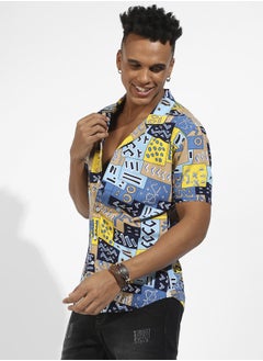 Instafab Plus Aztec Print Shirt  - Image 3