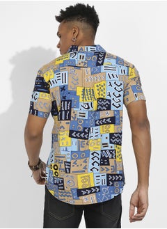 Instafab Plus Aztec Print Shirt  - Image 5