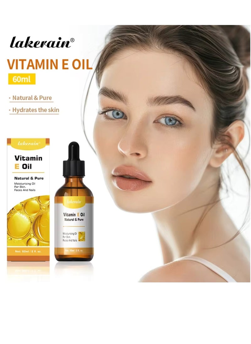 60ml Vitamin E Oil Repair Dry Damaged Skin Smooth Even Skin Tone Moisturizing Antioxidant and Soothing Vitamin E Oils for Face Hair Body Skin and Nails Natural Pure Hydrating Oil - pzsku/Z1B3FB238CD816289BC3AZ/45/_/1724493407/707c54e0-e7dc-413e-842e-a974c3a726f1