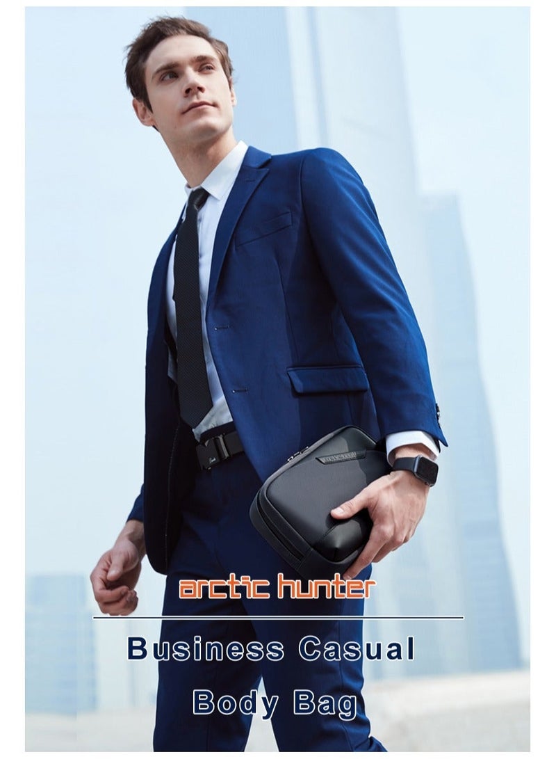 أركتيك هانتر K00691 شنطة يد مقاومة الماء ذات جودة عالية من اركتك هانتر- اسود - Image 2