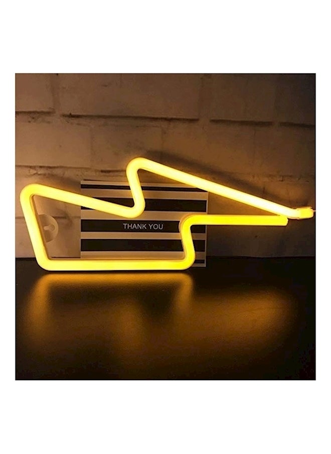 Generic - Neon Led Ning Sign Shaped Wall Decor Warm White - Image 1
