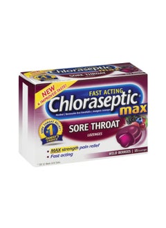 Max Sore Throat Wild Berries Lozenges 15'S