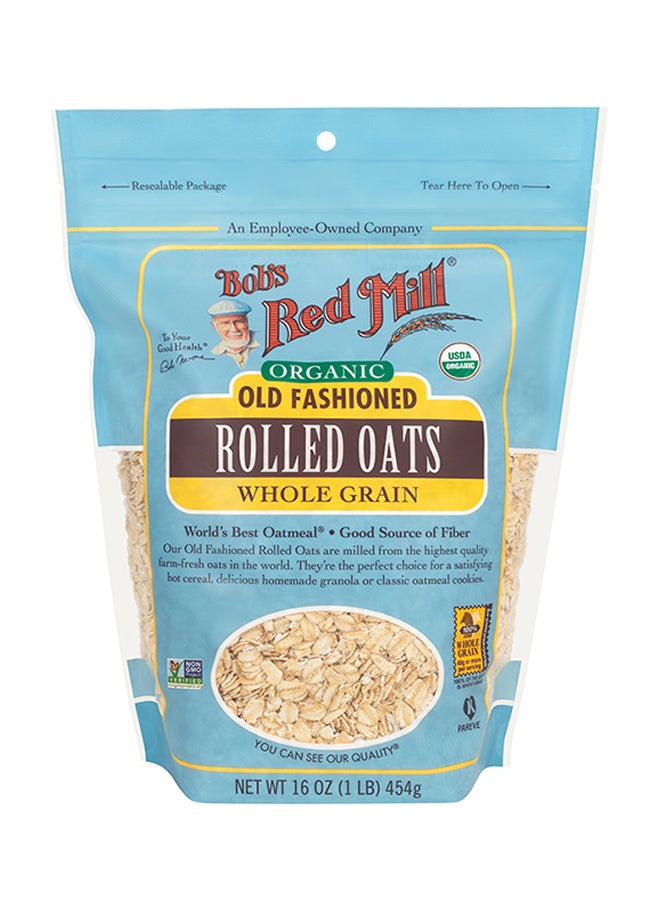 Bob's Red Mill Organic Oats Rolled Regular 454g - Image 1