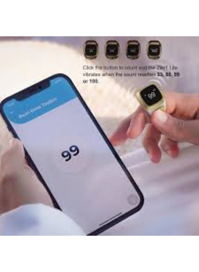 Smart Counter IQIBLA Tasbih Zikr Ring with Vibration Reminder - Image 2