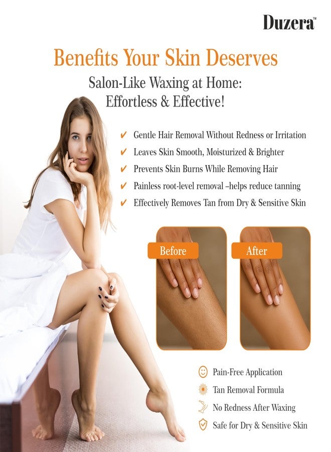 خرطوشة شمع دوزيرا وايت شوكليت ليبوموسبلكس قابلة لإعادة التعبئة للرجال والنساء | طبيعي بالكامل - لا يسبب حروقًا للجلد - خالٍ من مسببات الحساسية | تم اختباره من قبل أطباء الجلدية، خالٍ من الكولوفونيا | 100 مل - Image 3