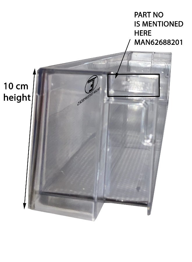 Tiksha Enterprises رف زجاجات تيكشا إنتربرايزز رقم MAN626882 متوافق مع رف باب ثلاجة LG ذات البابين - Image 2