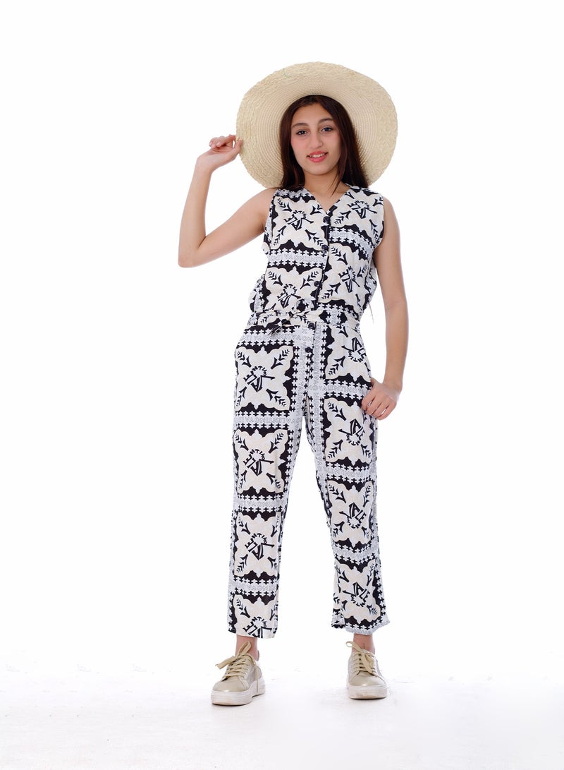 BEBO Girls Summer Jumpsuit - Image 1