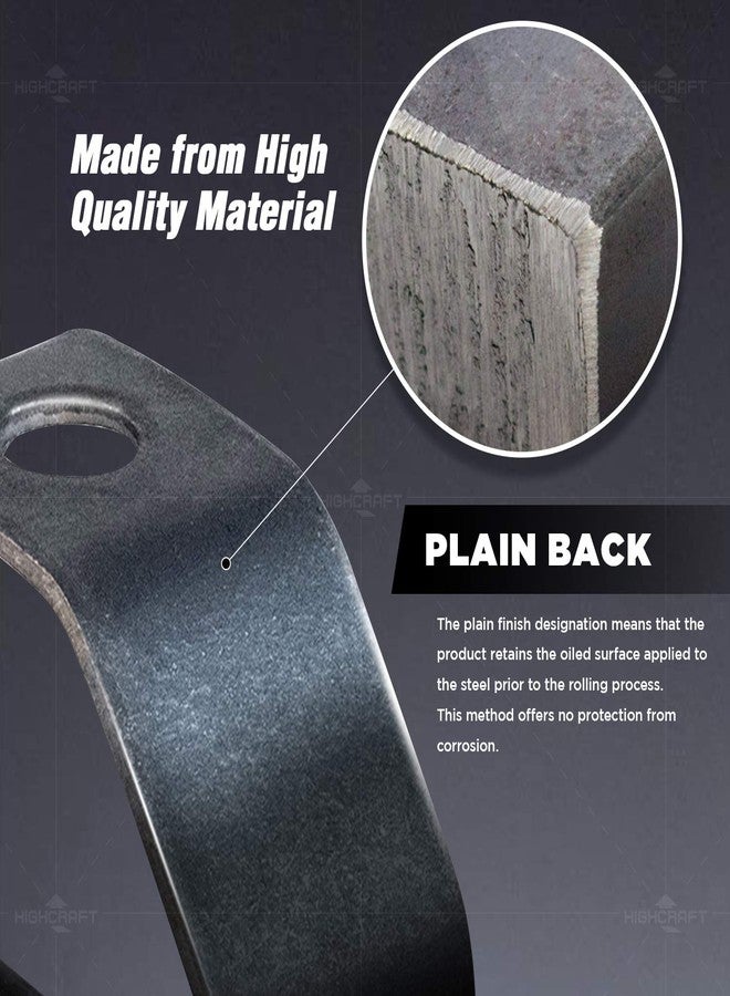Highcraft IDT-QM02-10 Clevis Hanger, Standard Uncoated Steel, 2 in. 10 Pack - Image 5