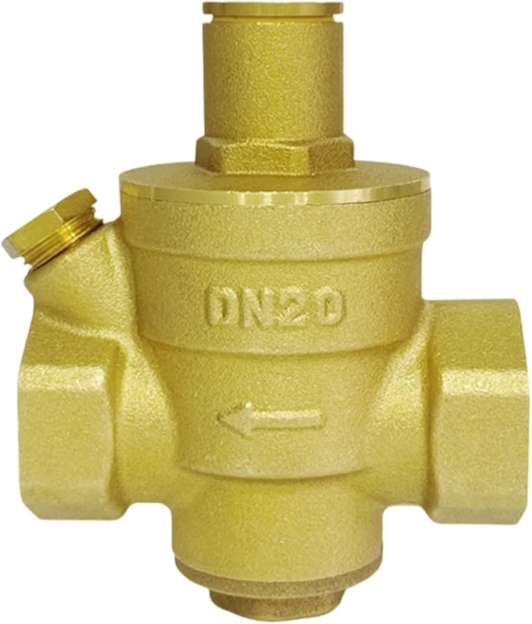 صمام تقليل ضغط المياه النحاسي قابل للتعديل منظم تخفيف DN20 - Image 5