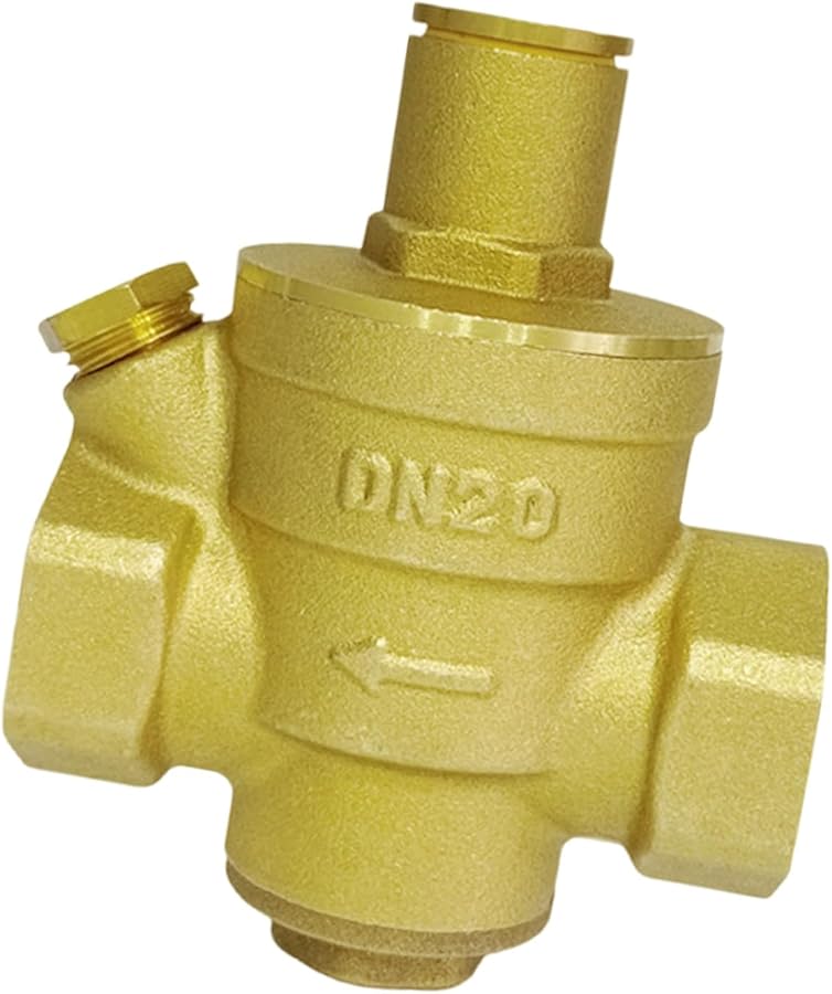 صمام تقليل ضغط المياه النحاسي قابل للتعديل منظم تخفيف DN20 - Image 2